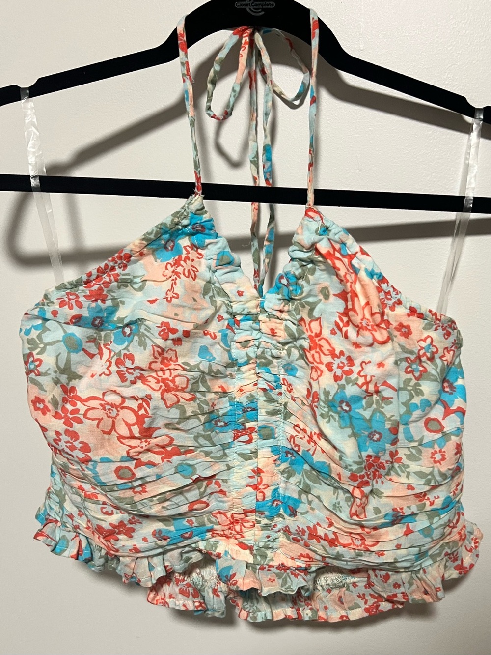 American Eagle Floral Crop Top NWT size Large